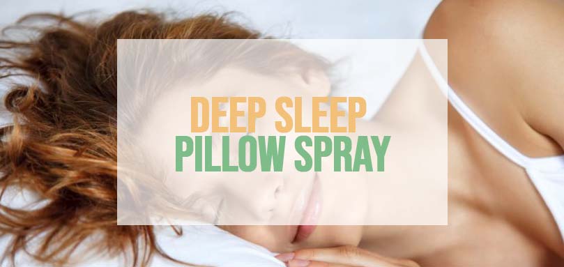 Dormir com um spray de almofada para sono profundo