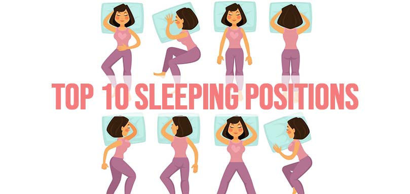 as 10 melhores posições para dormir