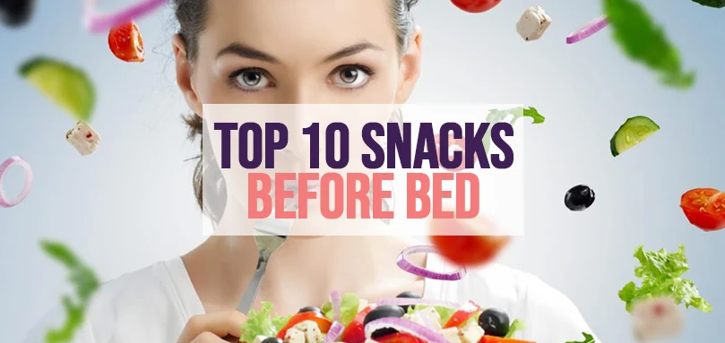 Os 10 melhores snacks antes de dormir