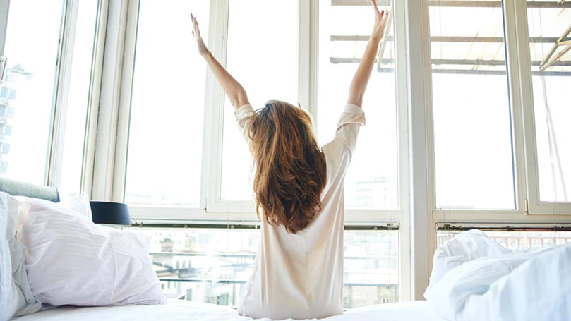 como acordar relaxado e feliz