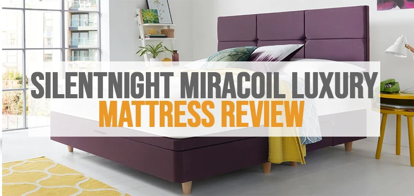 uma imagem em destaque de silentnight miracoil luxury mattress review