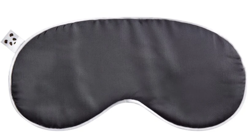 an image of black panda bamboo eye mask