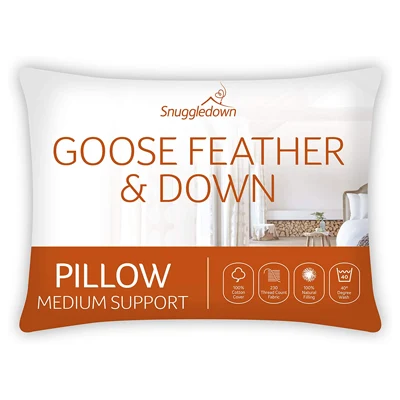 uma imagem de produto da almofada Snuggledown Goose & Feather Down