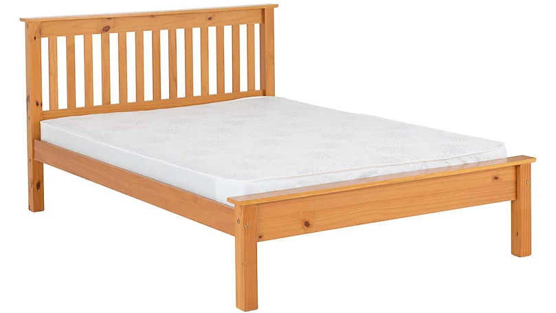 uma imagem de Estrutura de cama Dunelm Mónaco Pine