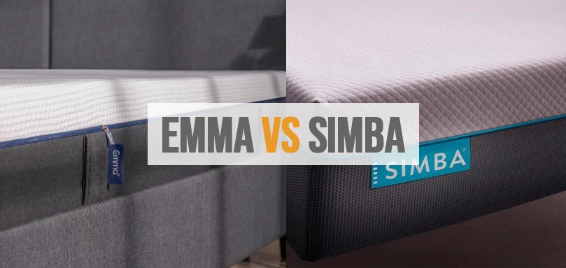 uma imagem em destaque da comparação entre emma e simba