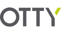 um pequeno logótipo da marca OTTY