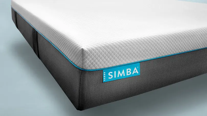 An image of Simbatex foam mattress corner.