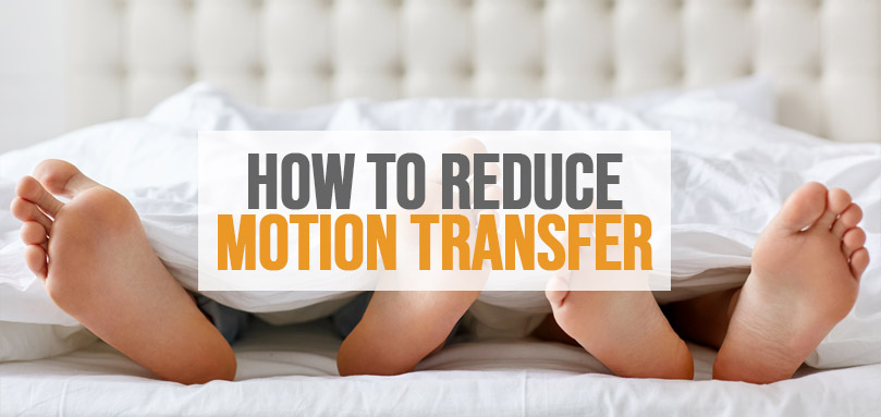 Imagem em destaque de como reduzir a transferência de movimentos na cama.