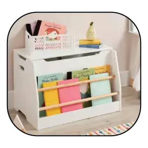 imagem de produto de Kid's Bookcase Toy Box by Dunelm.