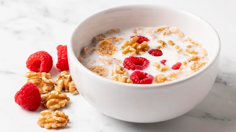 An image of a bowl of cereals.