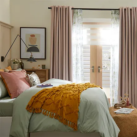 Quarto de dormir estilo Boho da Dunelm