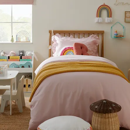 Estilo de quarto de criança para raparigas da Dunelm