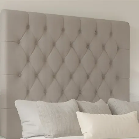 Sephora Arran Natural Floor Standing Upholstered Headboard