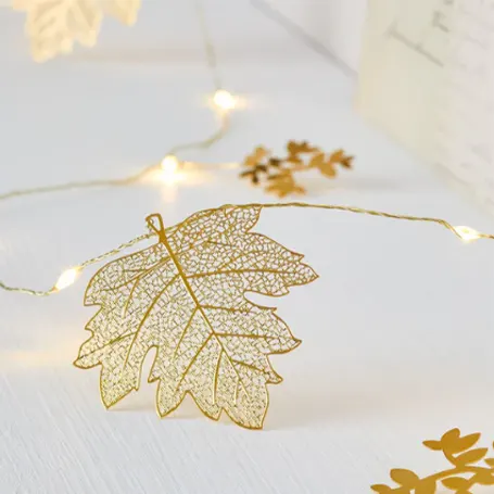 20 maple leaf micro fairy lights