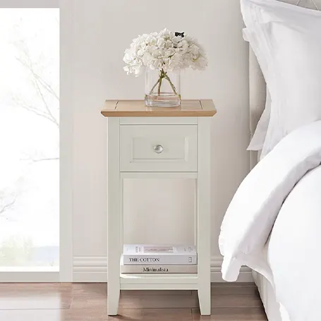 Edie Nightstand in Cream