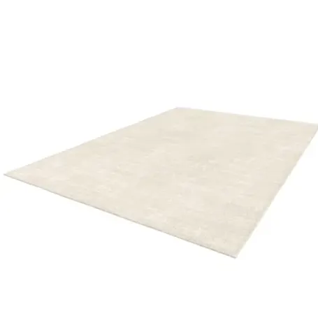 Tiffany Low Pile Semi-Plain Shaggy Cream Rug