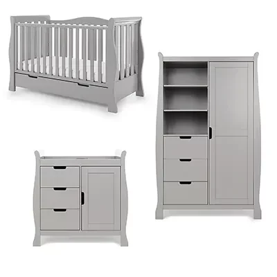 Imagem de produto do Conjunto de 3 peças para quarto de bebé Dunelm OBaby Stamford Luxe.